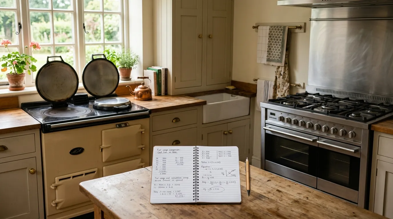 Aga vs Conventional Cooker Cost Comparison Calculator (Over 10+ Years)